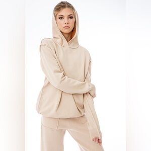 ELLANDEMM Long Sleeve Oversized Hoodie